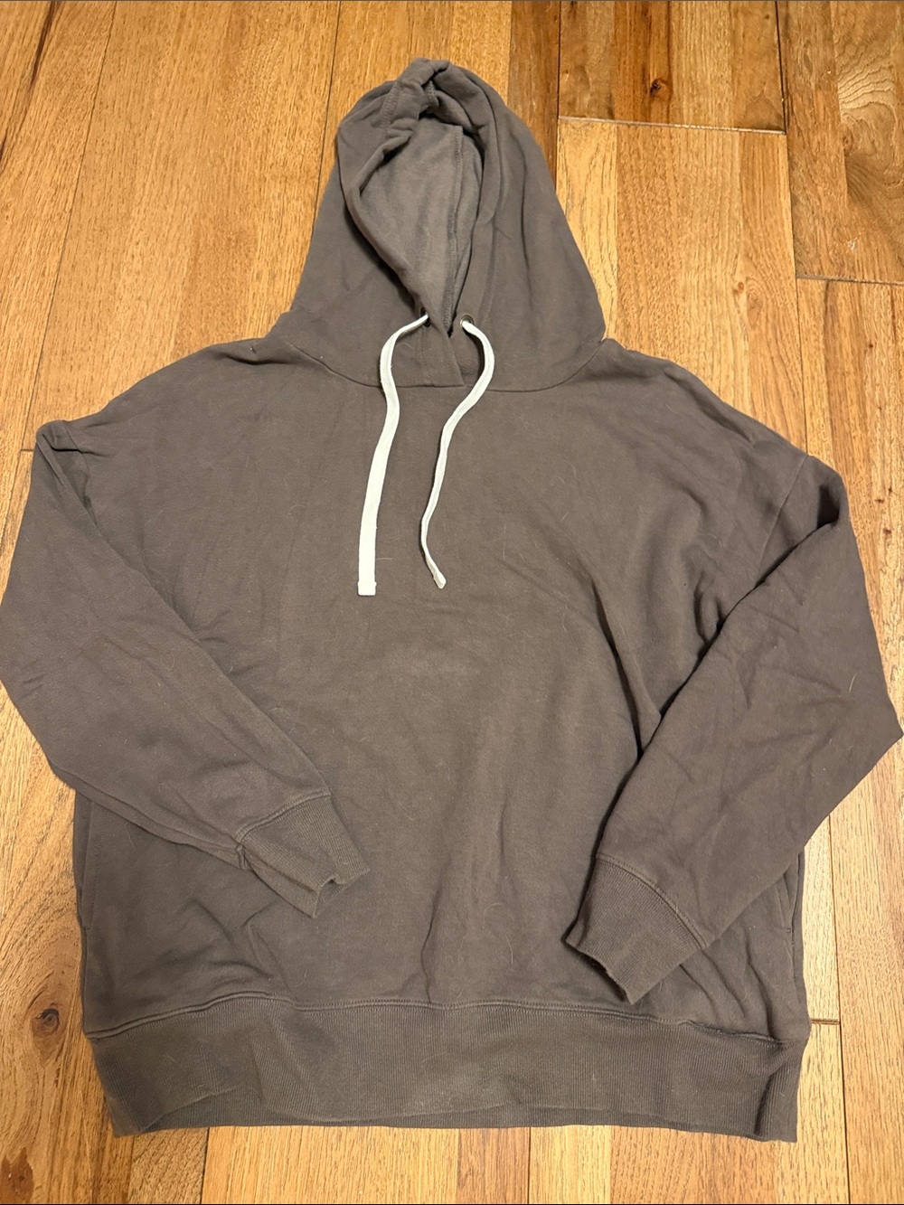 Buffalo David Bitton Oversized Hoodie Sweatshirt – Brown – Medium